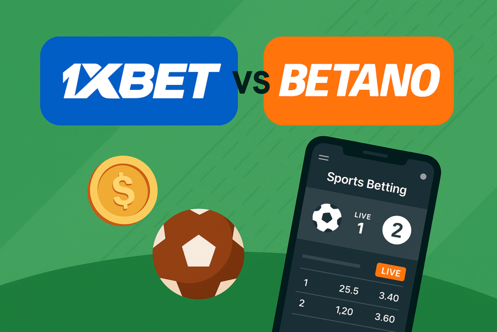 Comparativa 1xBet vs Betano en México con apuestas deportivas mostradas en un teléfono móvil